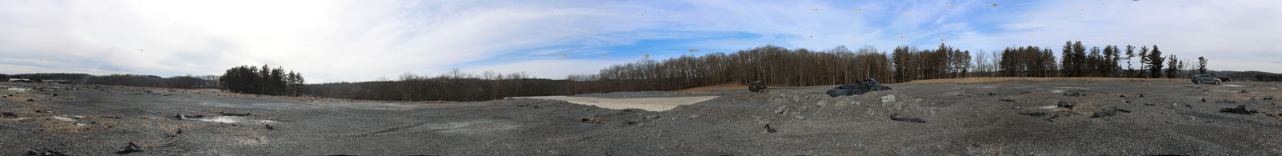 Panoramic view of the Preston County Observatory site on the Ruby Research Farm. 